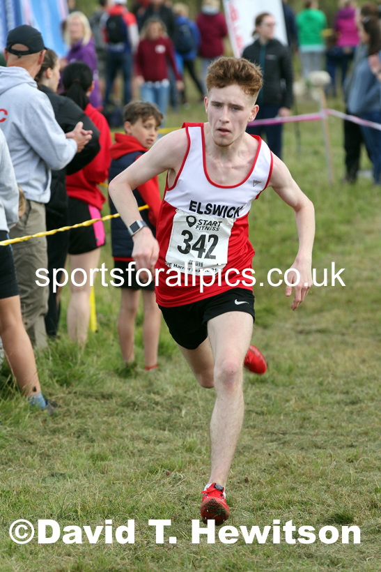 Senior mens 2021 North Eastern Harrier League, Druridge Bay. Photo: David T. Hewitson/Sports for All Pics